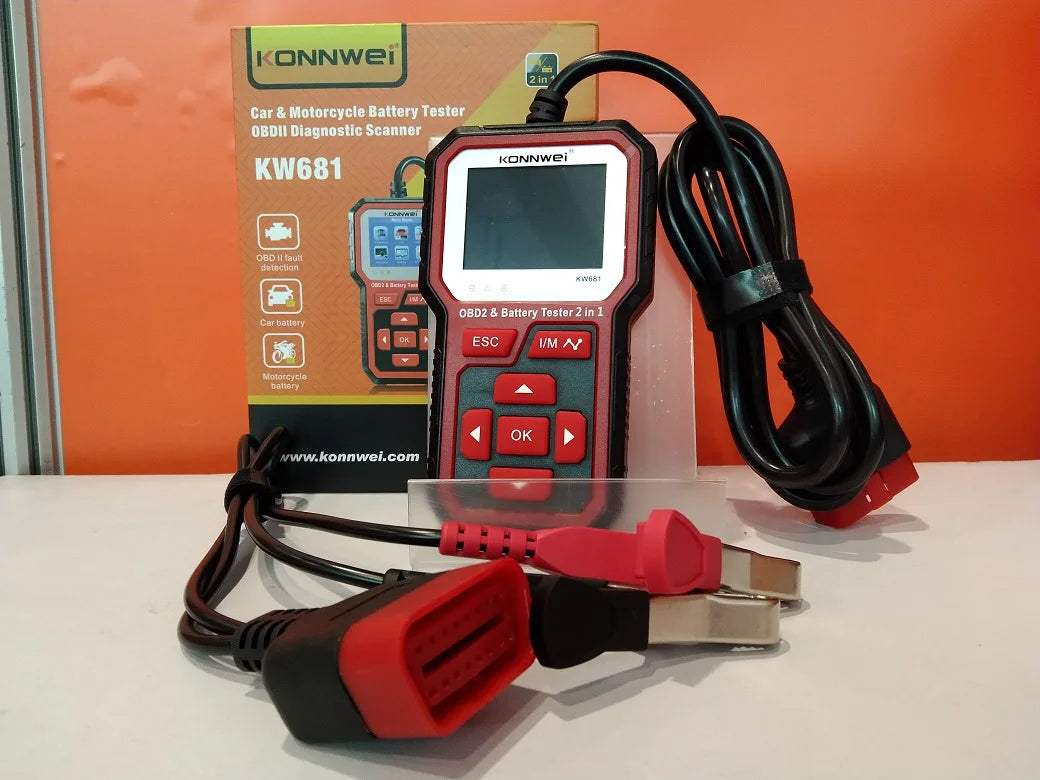 OBD2-Diagnosescanner KW681 mit Batterietester – Produktbild 6